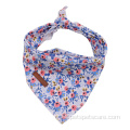 luxury nylon adjustable custom pattern bandana pet supplies